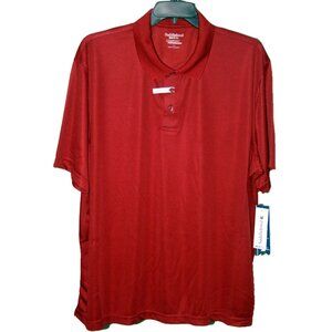 Men's Saddlebred Big & Tall Comfort Performance Polo Button Shirt 3X